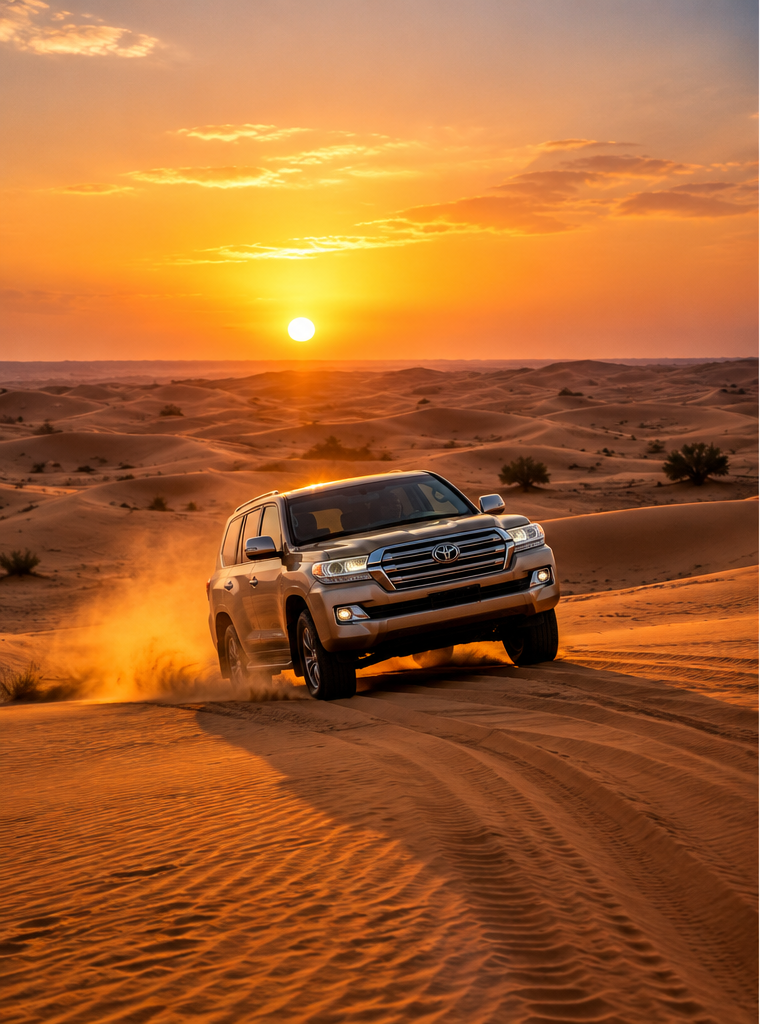 Desert Safari at Sunset